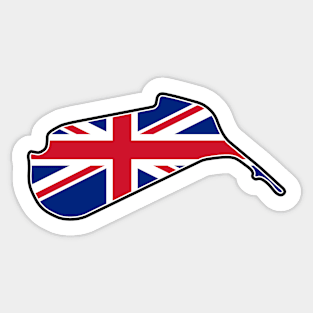 Mallory Park Circuit [flag] Sticker